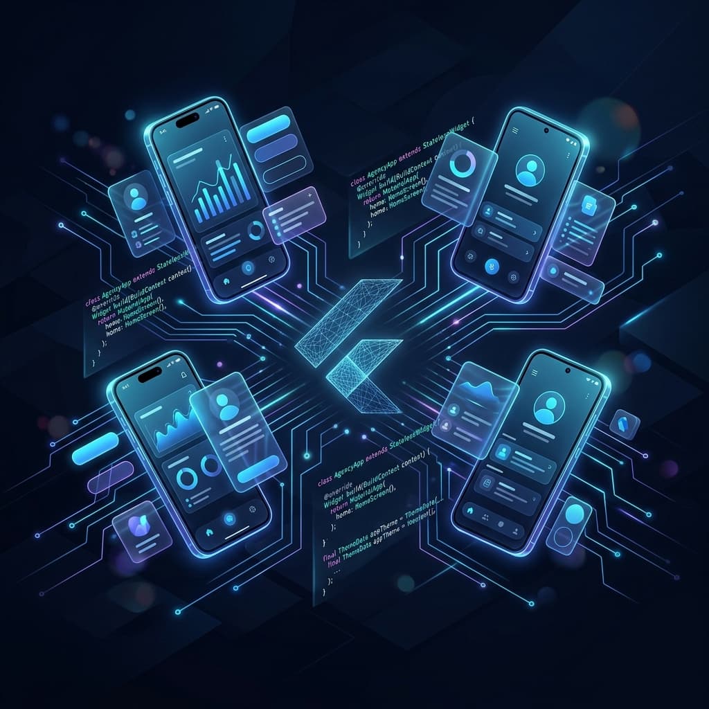 Flutter App Development Background