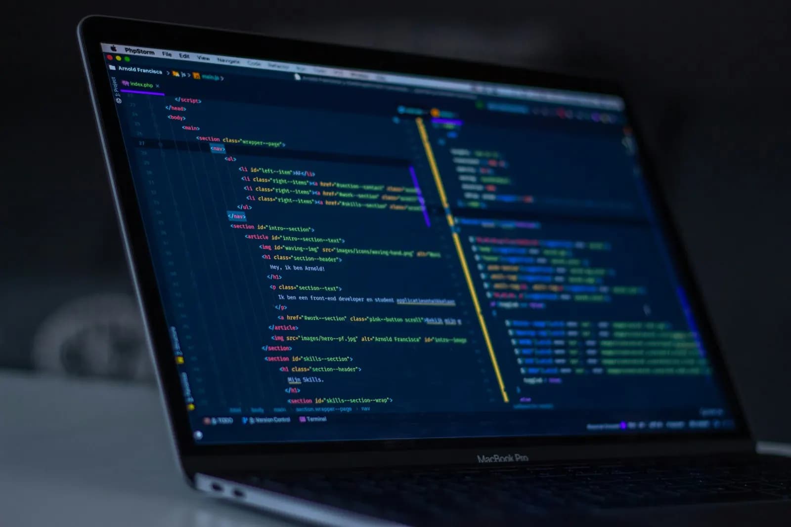 React JS Development Background