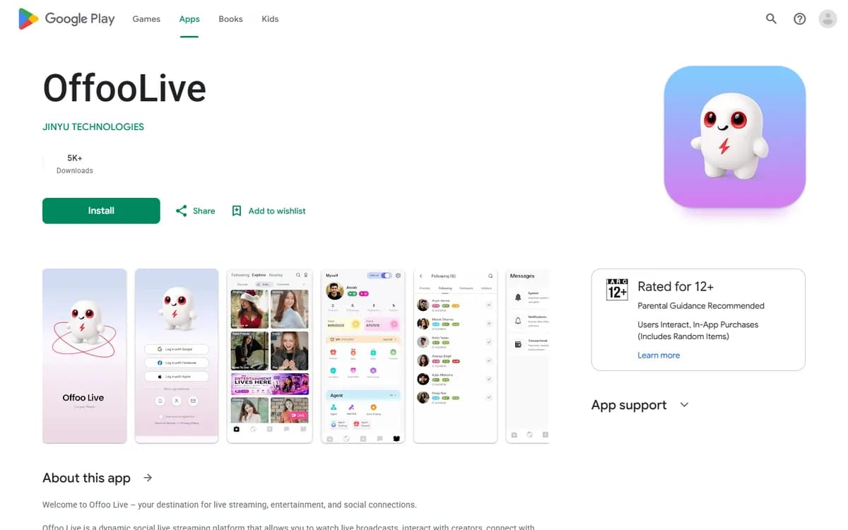 Offoo Live: Video Chat & Social