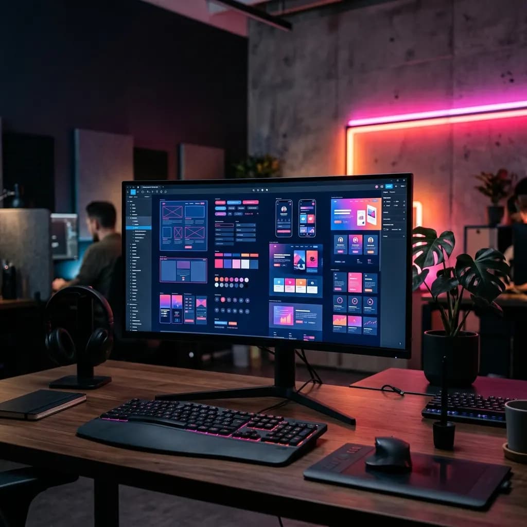 UI UX Design Services Background