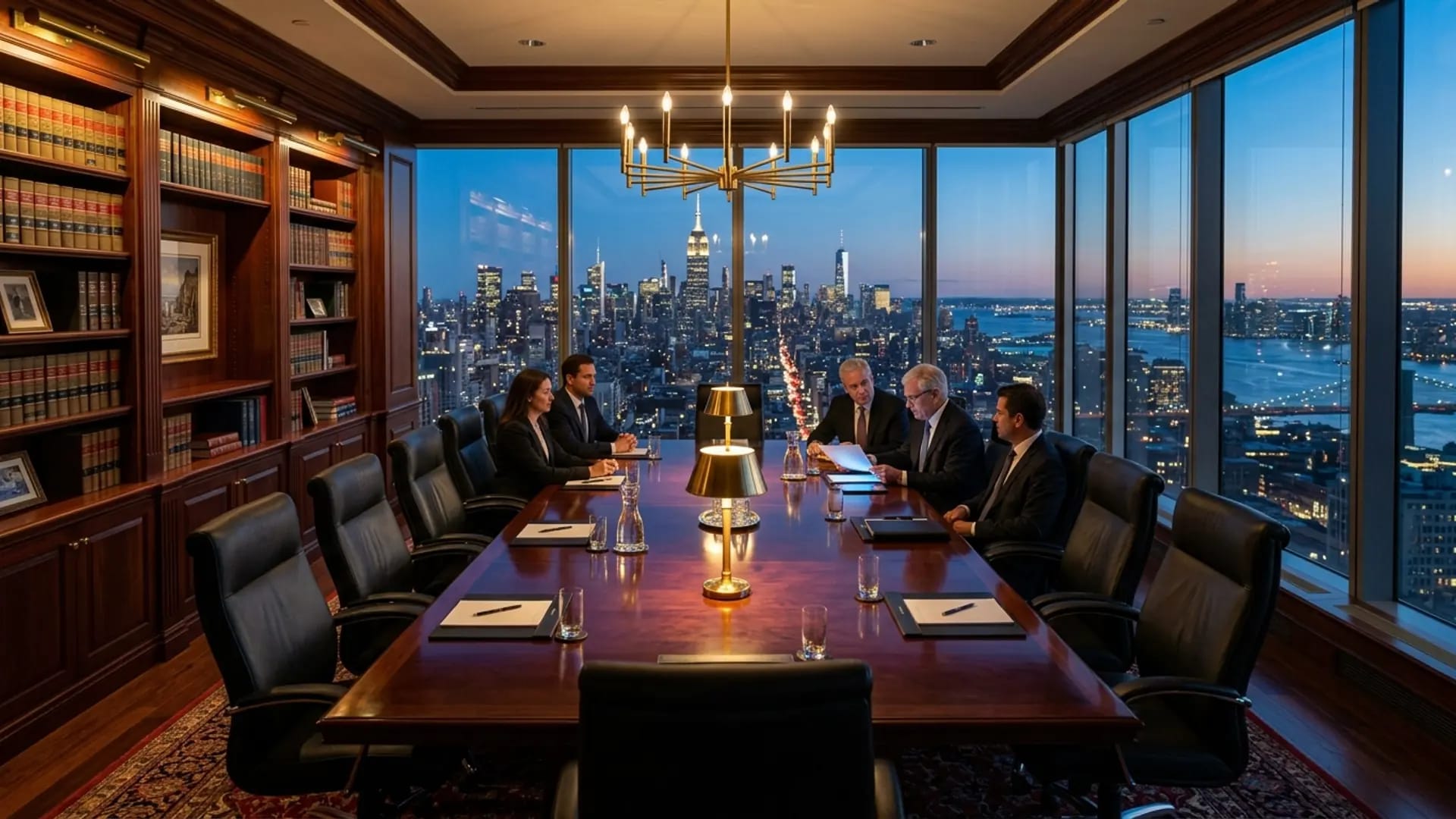 Executive Law Firm and Accounting Partner Boardroom