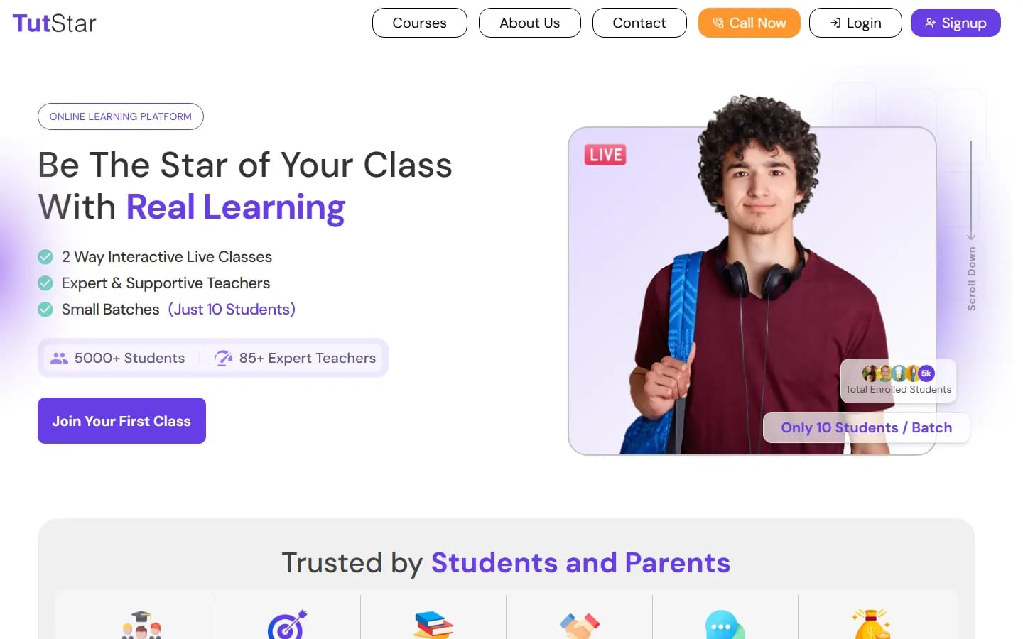 TutStar: Online Learning