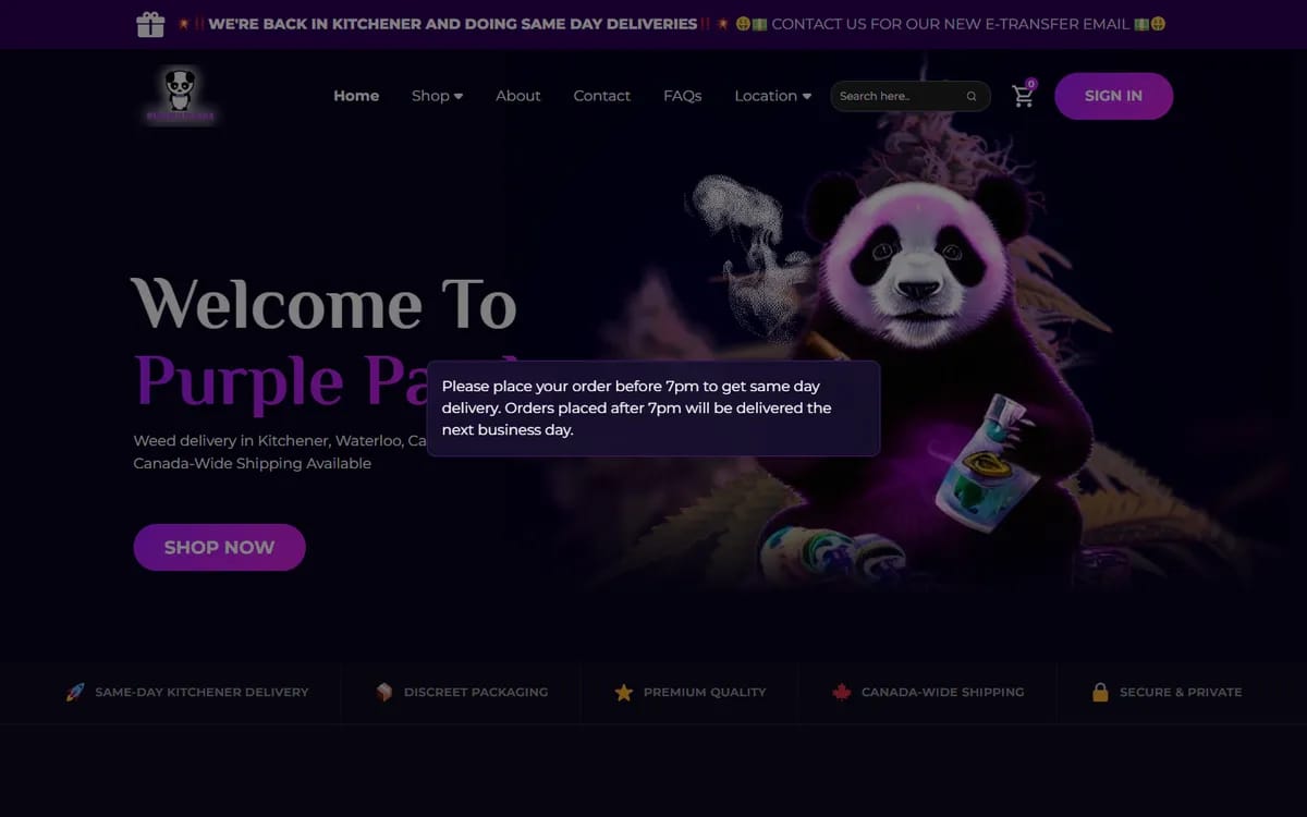Purple Panda Cannabis