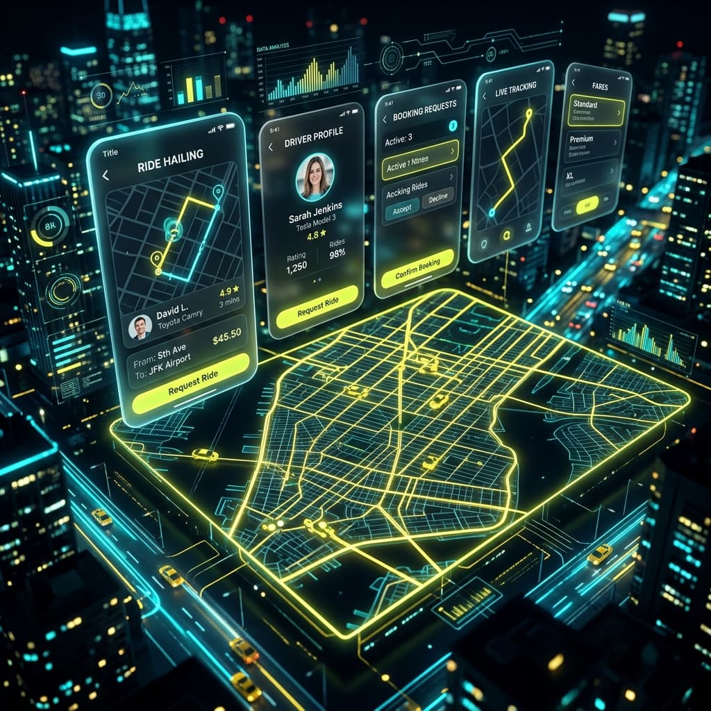 Taxi Booking Hero Background